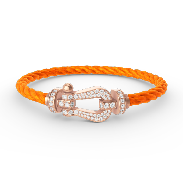 [Mystic]FORCE LARGE HORSESHOE FULL DIAMOND BRACELET ROSE GOLD