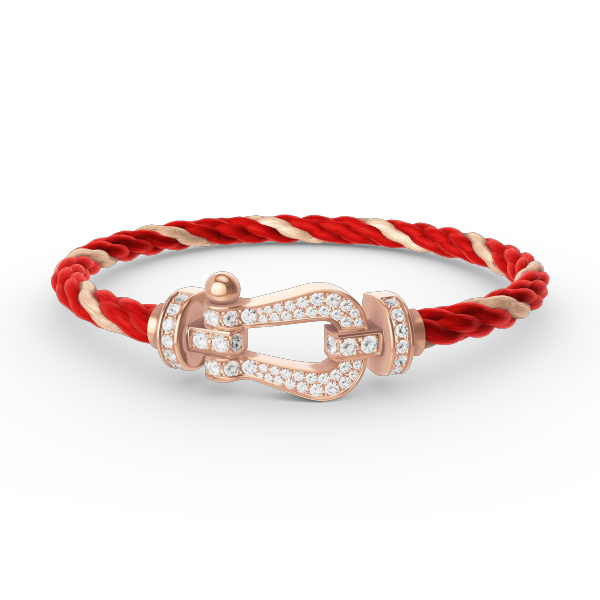 [Mystic]FORCE LARGE HORSESHOE FULL DIAMOND BRACELET ROSE GOLD