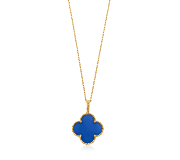 [Mystic]CLOVER 25MM NECKLACE TURQUOISE ROSE GOLD