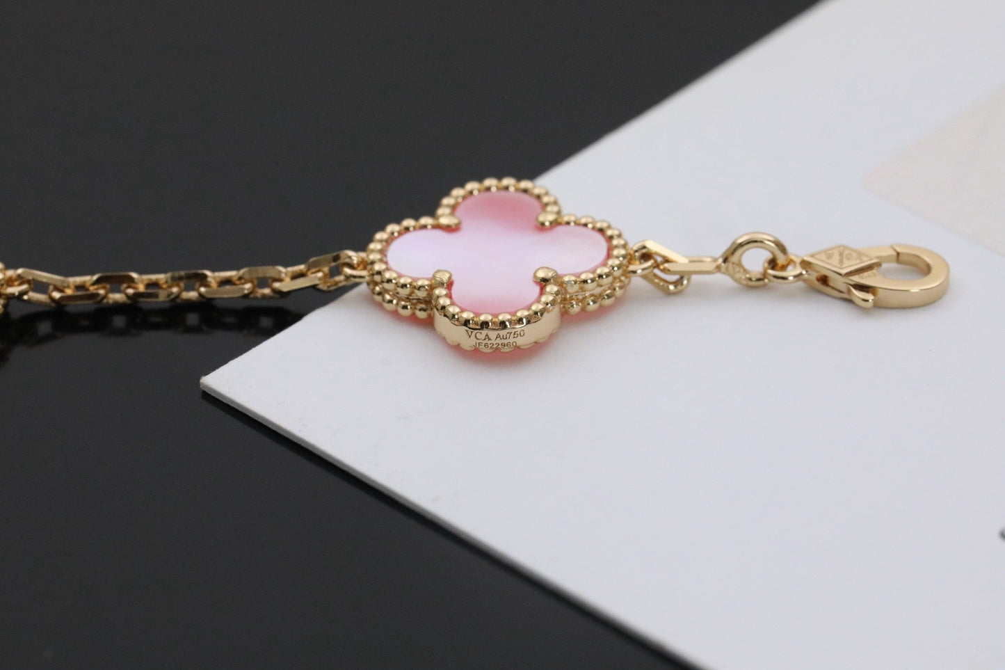 [Mystic]CLOVER 5 PINK  FRITILLARY BRACELET