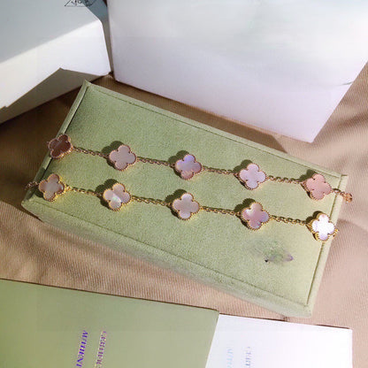 [Mystic]CLOVER 5 PINK  FRITILLARY BRACELET