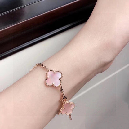 [Mystic]CLOVER 5 PINK  FRITILLARY BRACELET