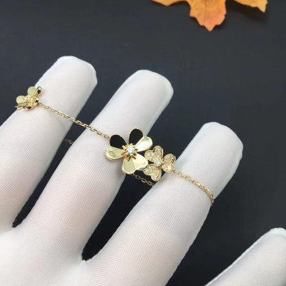 [Mystic]FRIVOLE GOLD 5 FLOWERS BRACELET