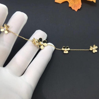 [Mystic]FRIVOLE GOLD 5 FLOWERS BRACELET