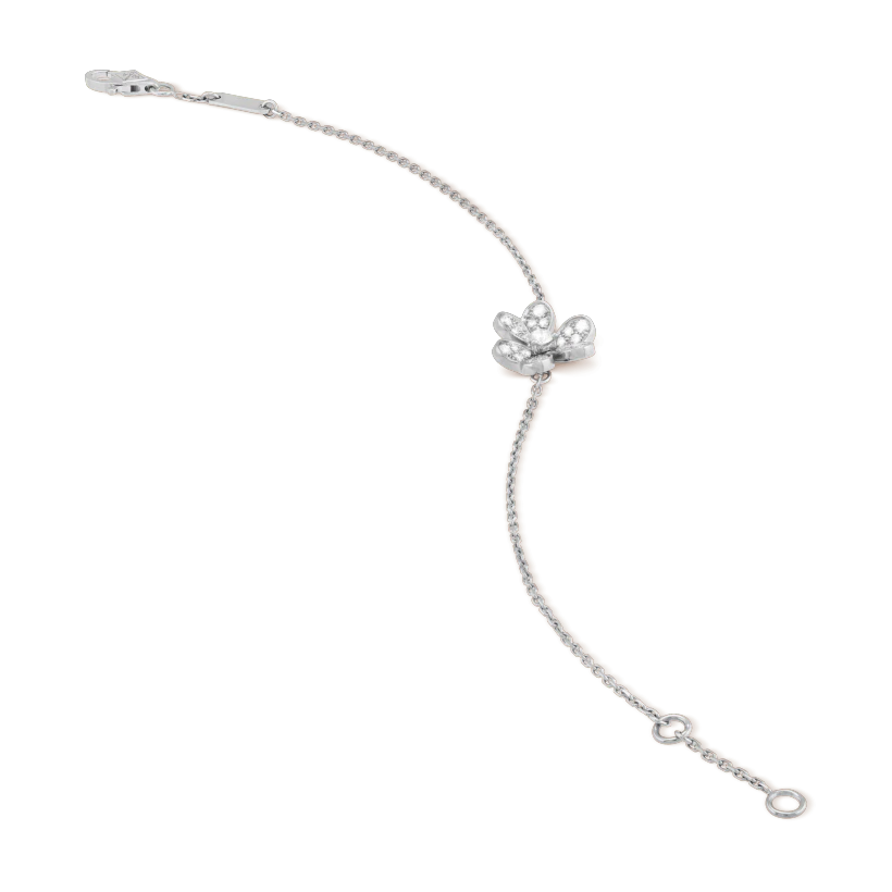 [Mystic]FRIVOLE SILVER FLOWER DIAMOND BRACELET