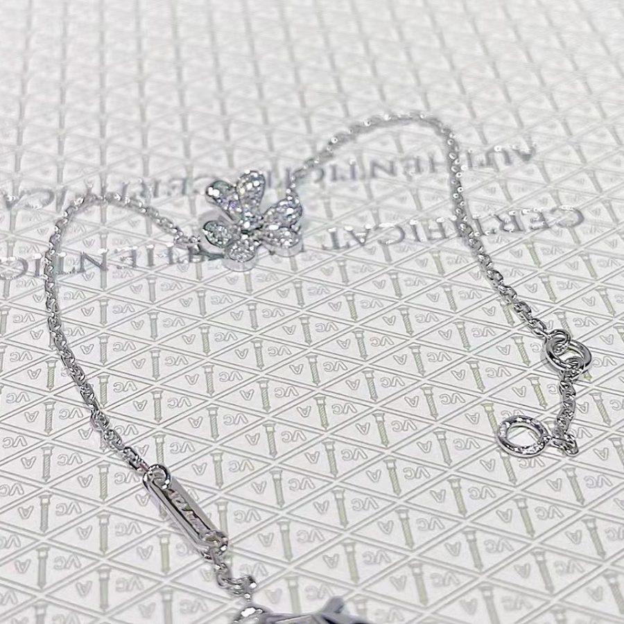 [Mystic]FRIVOLE SILVER FLOWER DIAMOND BRACELET