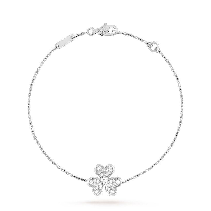 [Mystic]FRIVOLE SILVER FLOWER DIAMOND BRACELET