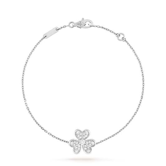 [Mystic]FRIVOLE SILVER FLOWER DIAMOND BRACELET