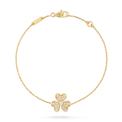 [Mystic]FRIVOLE GOLD FLOWER DIAMOND BRACELET