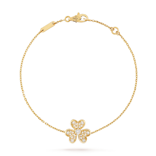 [Mystic]FRIVOLE GOLD FLOWER DIAMOND BRACELET
