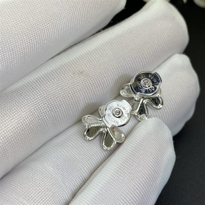 [Mystic]FRIVOLE MINI SILVER FLOWER EARRINGS