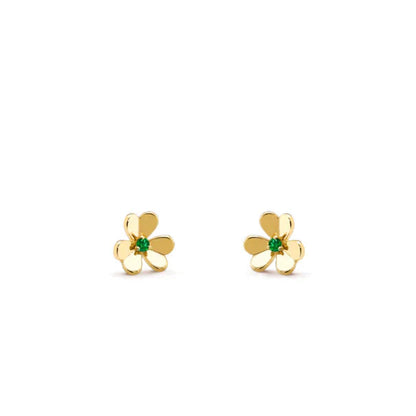 [Mystic Crown]FRIVOLE  FLOWER MALACHITE EARRINGS