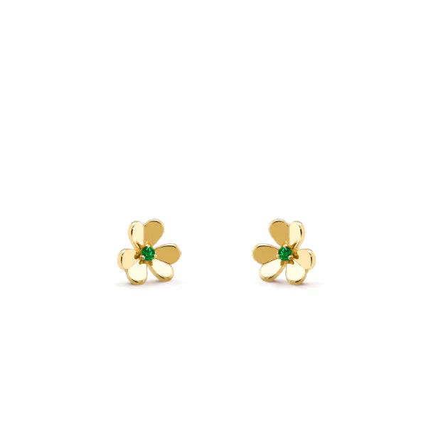 [Mystic]FRIVOLE  FLOWER MALACHITE EARRINGS