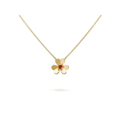 [Mystic Crown]FRIVOLE GOLD FLOWER NECKLACE
