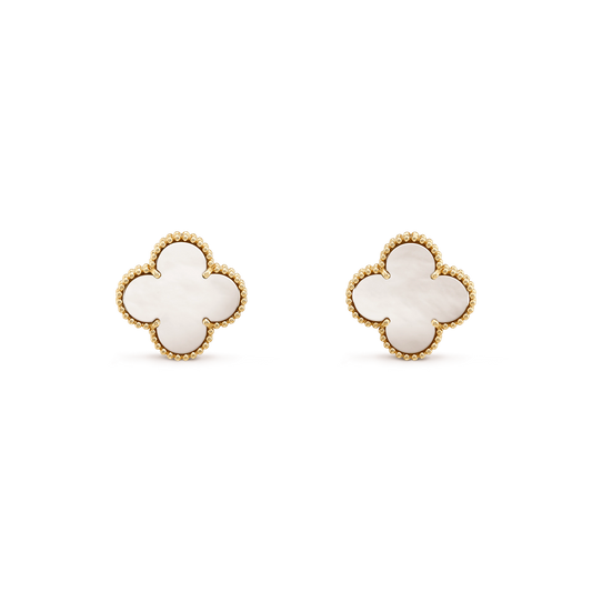 [Mystic Crown]CLOVER MINI GOLD EARRINGS