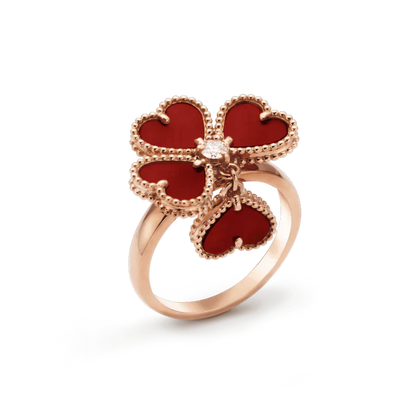 [Mystic]SWEET CLOVER CARNELIAN RING