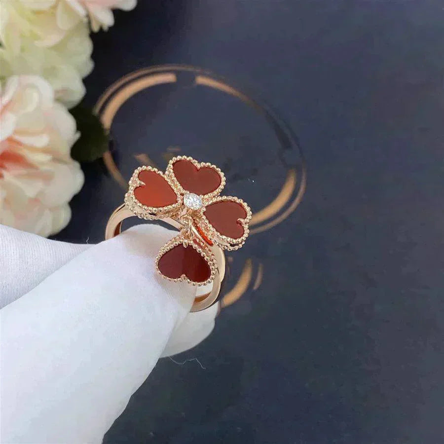 [Mystic]SWEET CLOVER CARNELIAN RING