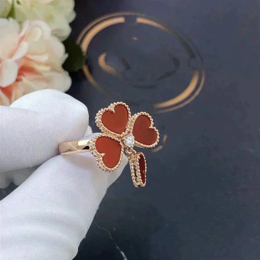 [Mystic]SWEET CLOVER CARNELIAN RING