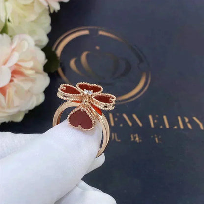[Mystic]SWEET CLOVER CARNELIAN RING