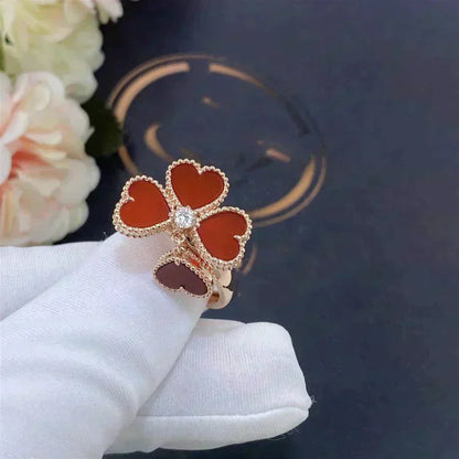 [Mystic Crown]SWEET CLOVER CARNELIAN RING