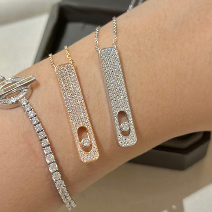 [Mysitc] MY FIRST DIAMOND PAVED NECKLACE