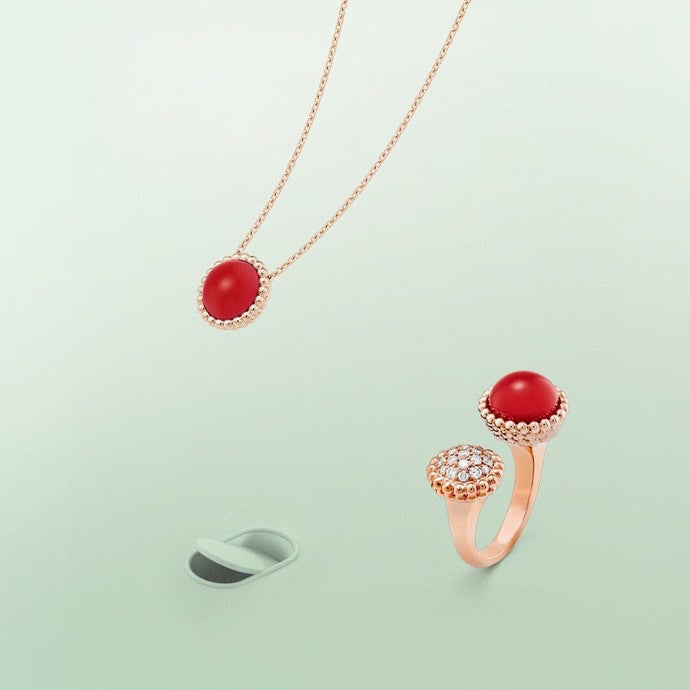 [Mystic]PERLEE COULEURS DIAMOND ROSE GOLD BETWEEN THE FINGER RING