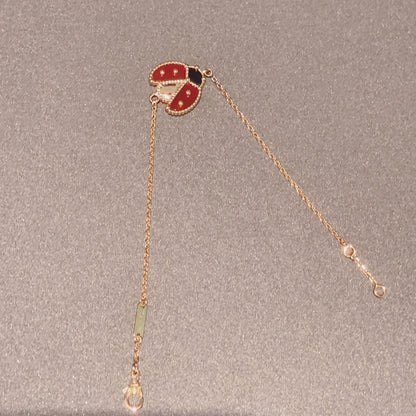 [Mystic]LUCKY SPRING 1 MOTIF PINK GOLD BRACELET