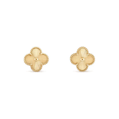 [Mystic]CLOVER MEDIUM 1 MOTIFS LASER EARRINGS