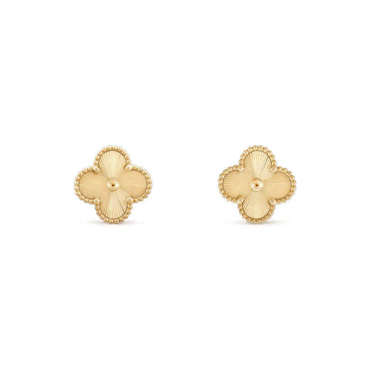 [Mystic]CLOVER MEDIUM 1 MOTIFS LASER EARRINGS