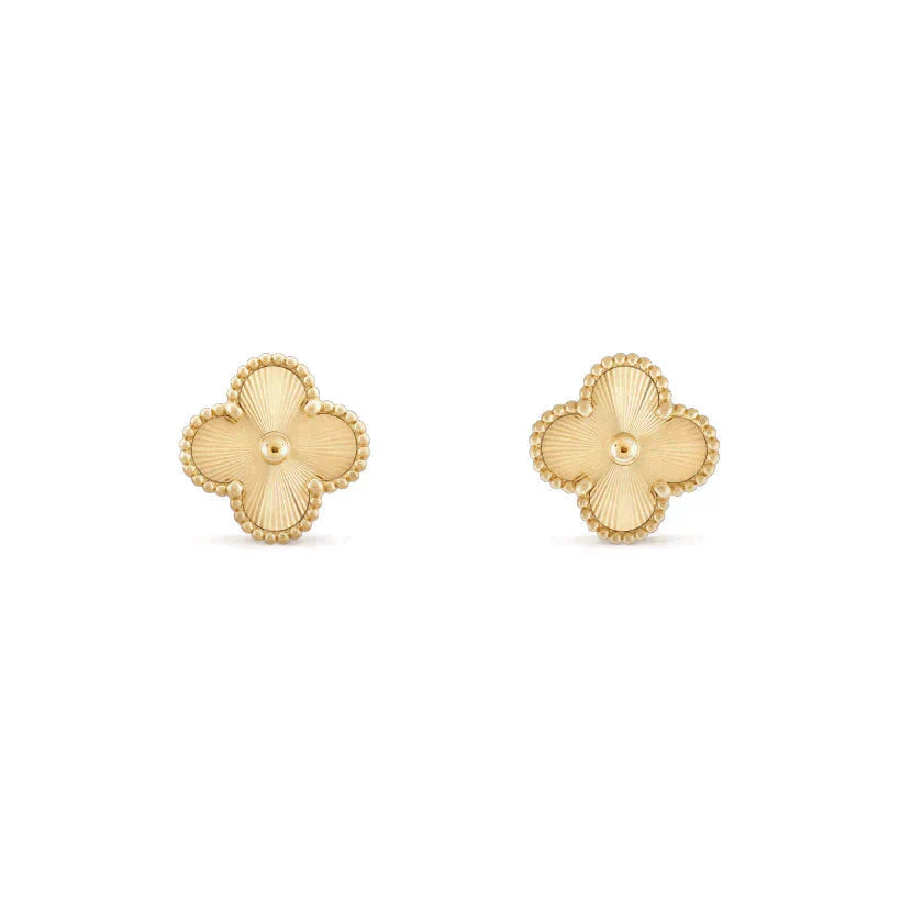 [Mystic Crown]CLOVER MEDIUM 1 MOTIFS LASER EARRINGS