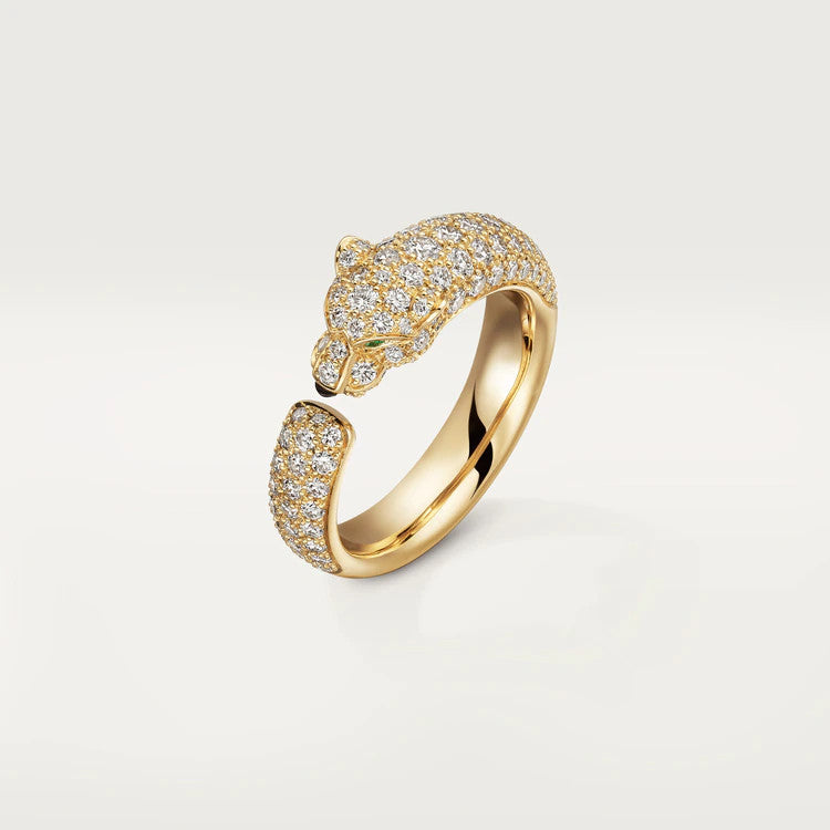 [Mystic]PANTHERE PINK GOLD DIAMOND RING