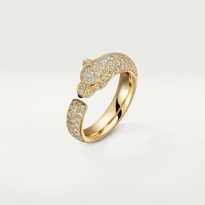 [Mystic]PANTHERE PINK GOLD DIAMOND RING